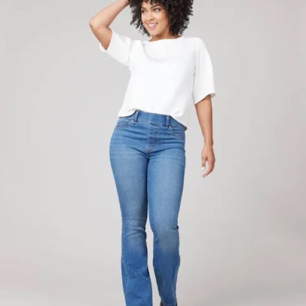 Spanx Airluxe Puff Sleeve Top White Women’s size large